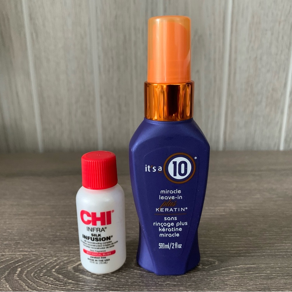It’s A 10 Miracle Leave In Plus Keratin Chi Infra Silk Infusion Complex Travel